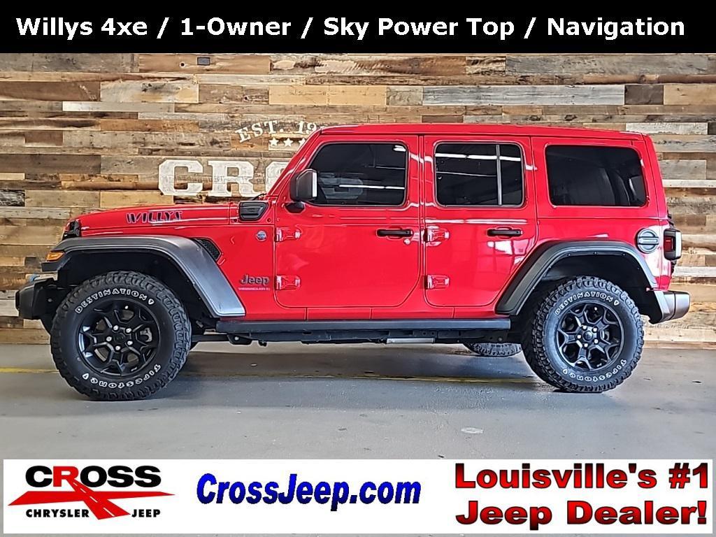 used 2023 Jeep Wrangler 4xe car, priced at $31,352