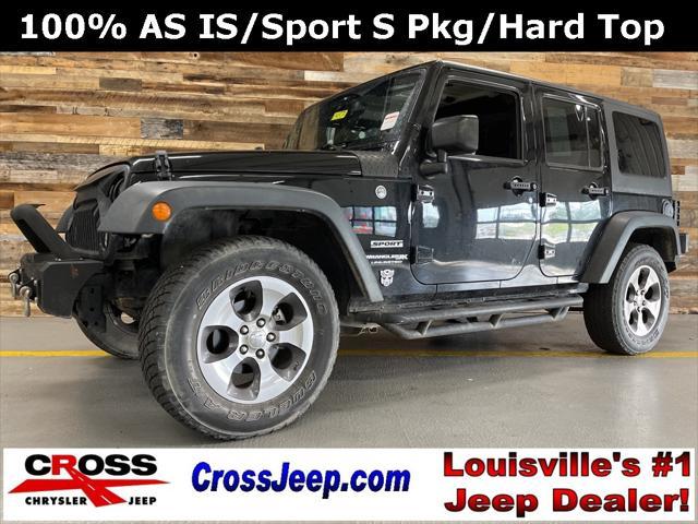 used 2018 Jeep Wrangler JK Unlimited car, priced at $18,800