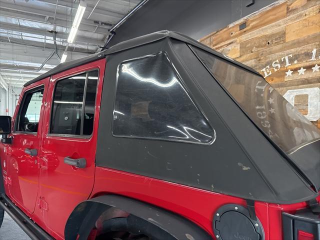 used 2012 Jeep Wrangler Unlimited car, priced at $13,100