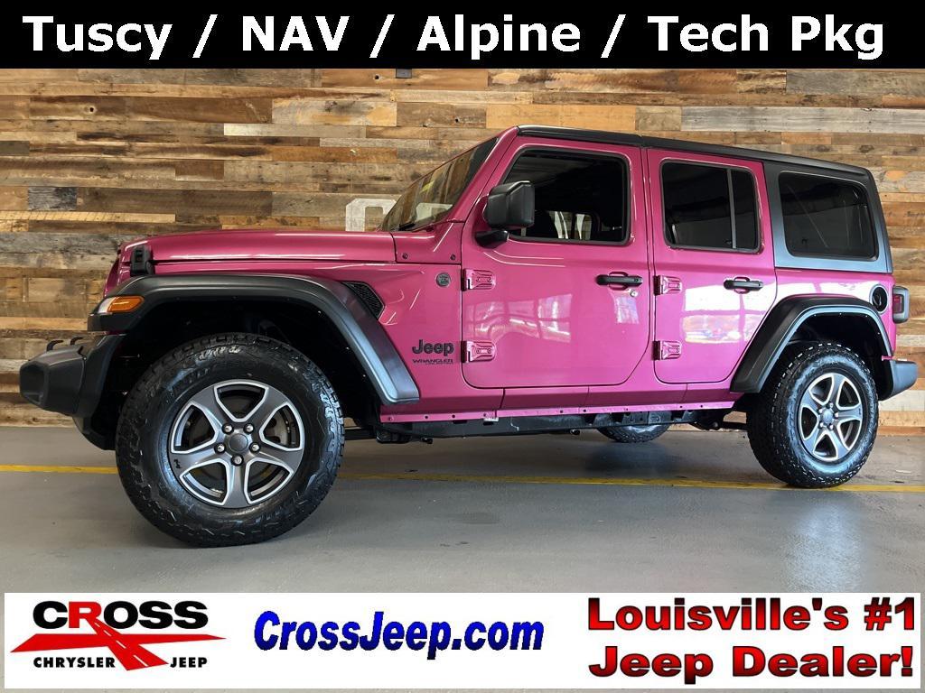 used 2022 Jeep Wrangler Unlimited car, priced at $31,569