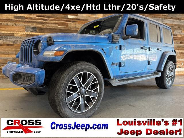 used 2022 Jeep Wrangler Unlimited 4xe car, priced at $37,000