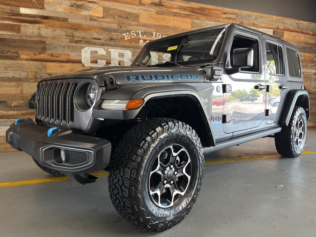 used 2022 Jeep Wrangler Unlimited 4xe car, priced at $35,273