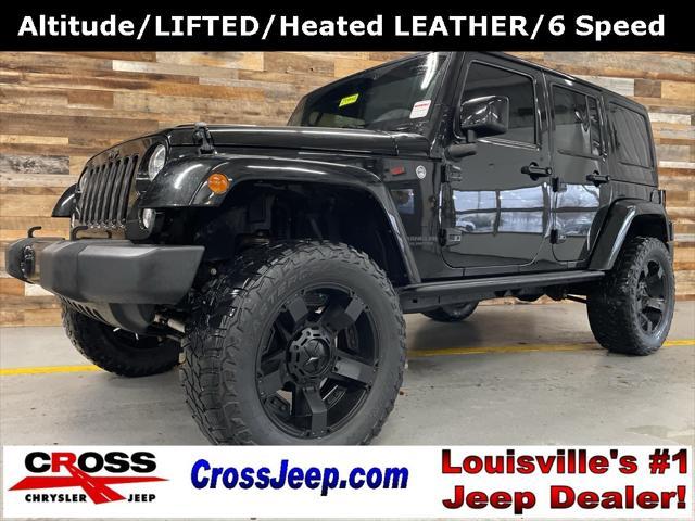 used 2015 Jeep Wrangler Unlimited car, priced at $19,596