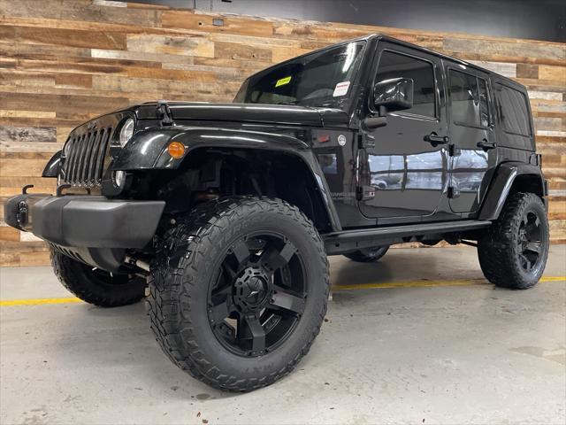 used 2015 Jeep Wrangler Unlimited car, priced at $19,596