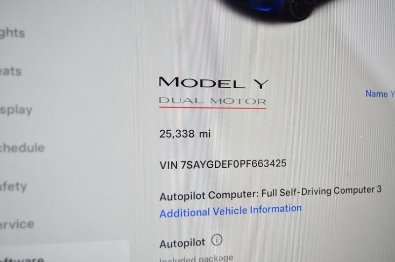 used 2023 Tesla Model Y car, priced at $34,995