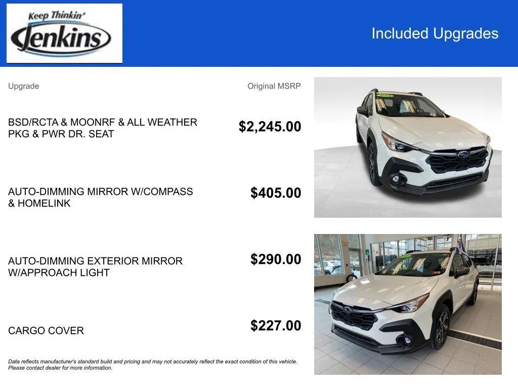 used 2024 Subaru Crosstrek car, priced at $25,500