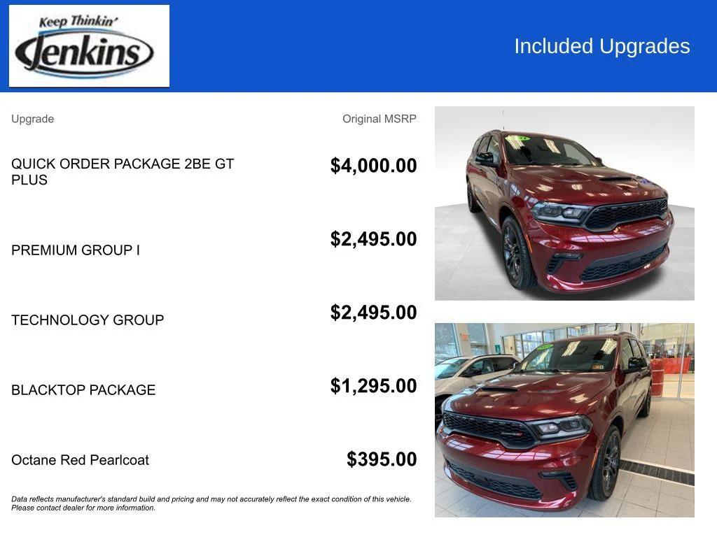 used 2021 Dodge Durango car, priced at $27,500