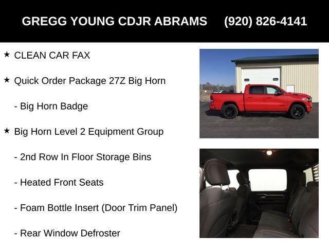 used 2021 Ram 1500 car, priced at $34,500