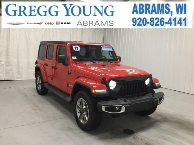 used 2019 Jeep Wrangler Unlimited car, priced at $27,500