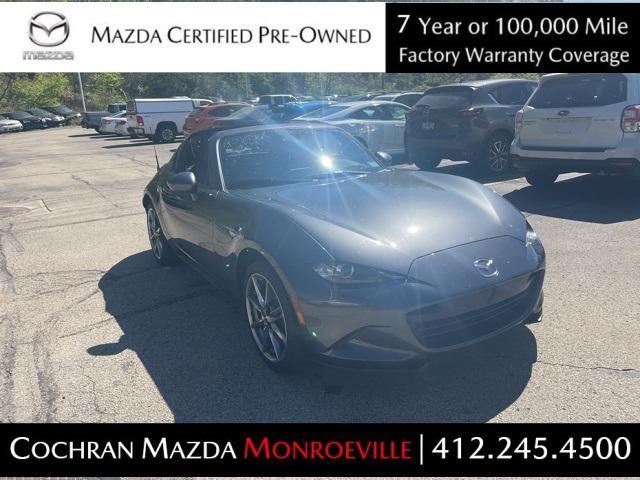 used 2021 Mazda MX-5 Miata RF car, priced at $26,727