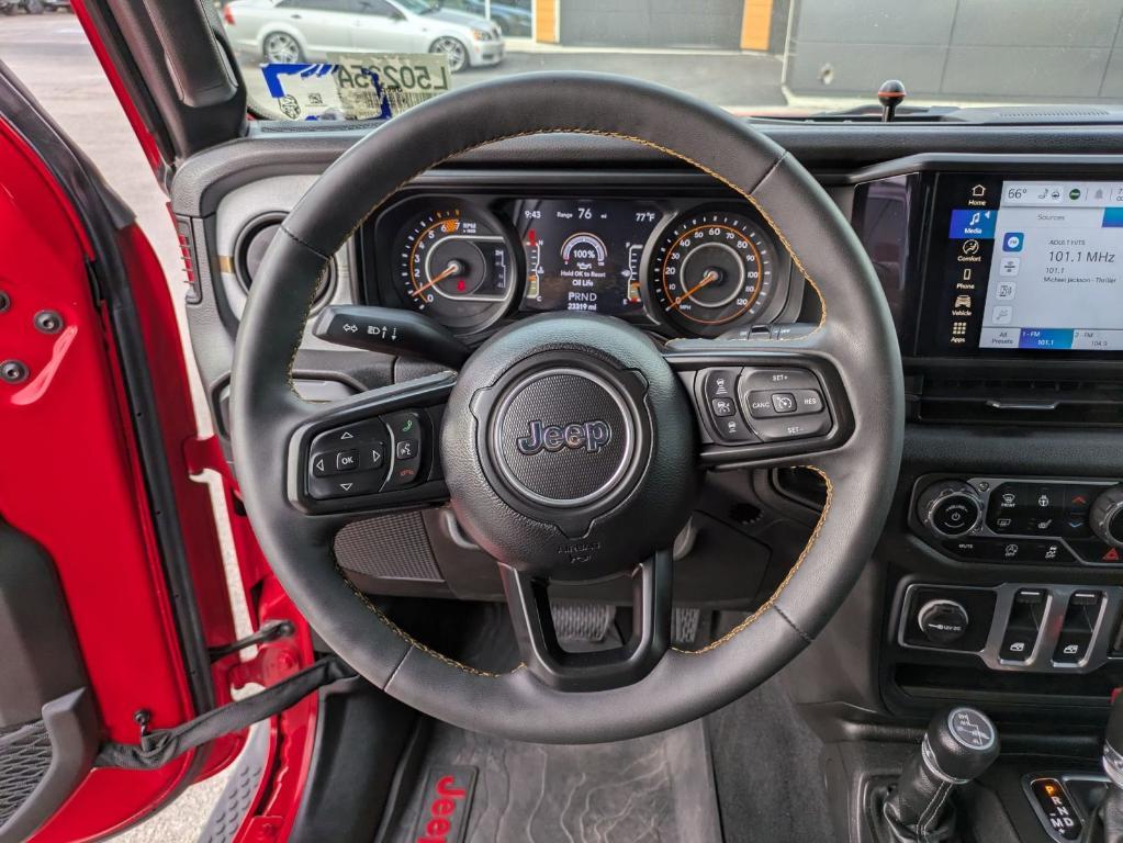 used 2024 Jeep Wrangler car, priced at $29,995