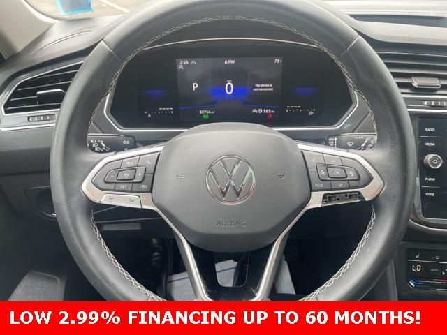 used 2022 Volkswagen Tiguan car, priced at $25,488