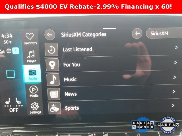 used 2021 Volkswagen ID.4 car, priced at $25,000
