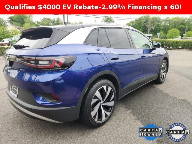 used 2021 Volkswagen ID.4 car, priced at $25,000
