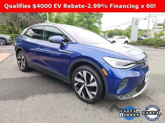 used 2021 Volkswagen ID.4 car, priced at $25,000