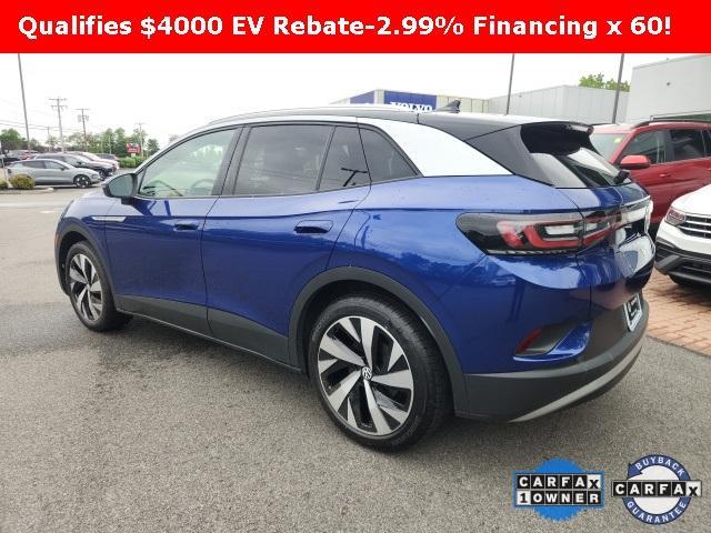 used 2021 Volkswagen ID.4 car, priced at $25,000
