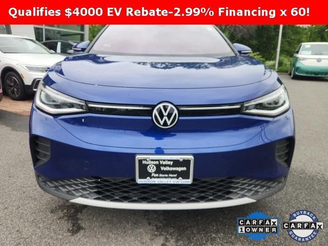used 2021 Volkswagen ID.4 car, priced at $25,000