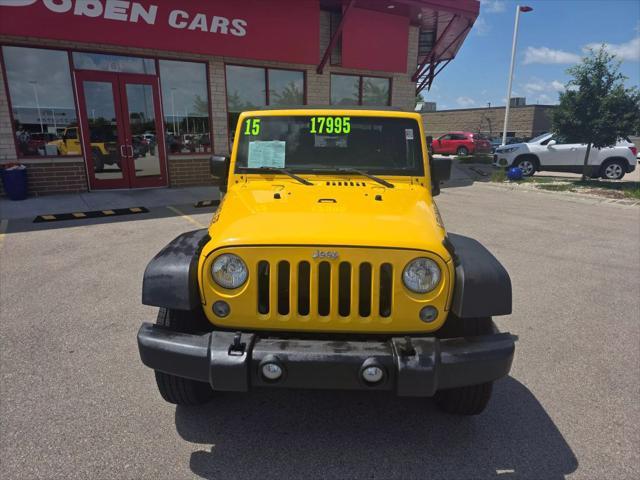 used 2015 Jeep Wrangler car, priced at $17,995