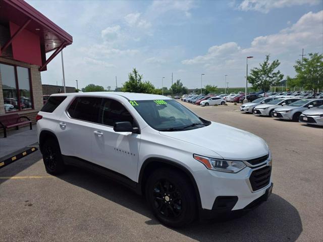 used 2021 Chevrolet Traverse car, priced at $19,995