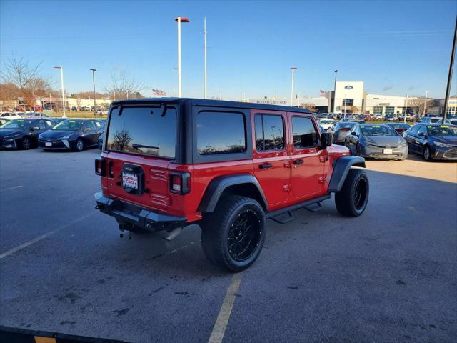 used 2020 Jeep Wrangler Unlimited car, priced at $21,995