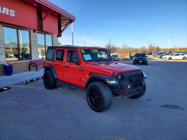 used 2020 Jeep Wrangler Unlimited car, priced at $21,995