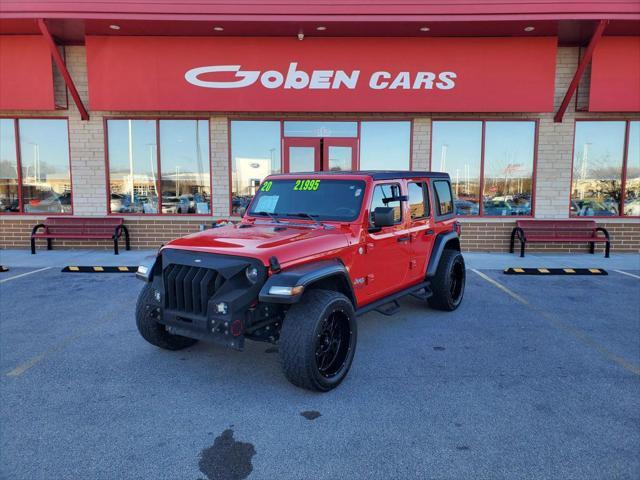 used 2020 Jeep Wrangler Unlimited car, priced at $21,995