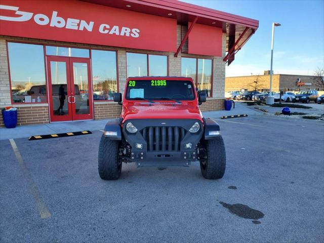 used 2020 Jeep Wrangler Unlimited car, priced at $21,995