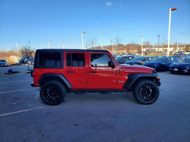 used 2020 Jeep Wrangler Unlimited car, priced at $21,995