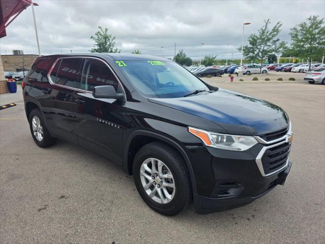 used 2021 Chevrolet Traverse car, priced at $21,995