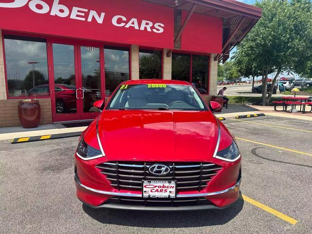 used 2021 Hyundai Sonata car, priced at $18,995