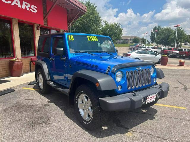 used 2016 Jeep Wrangler car, priced at $19,995