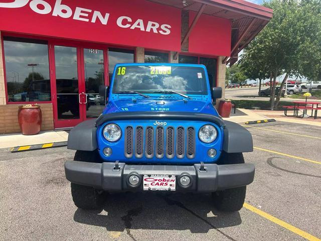 used 2016 Jeep Wrangler car, priced at $19,995