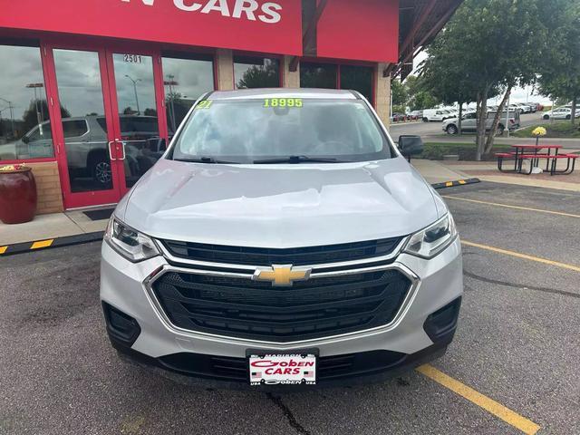 used 2021 Chevrolet Traverse car, priced at $18,995