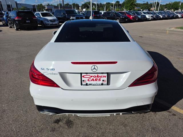 used 2017 Mercedes-Benz SL 550 car, priced at $44,995