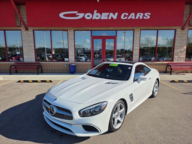 used 2017 Mercedes-Benz SL 550 car, priced at $44,995