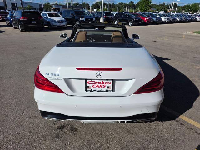 used 2017 Mercedes-Benz SL 550 car, priced at $44,995