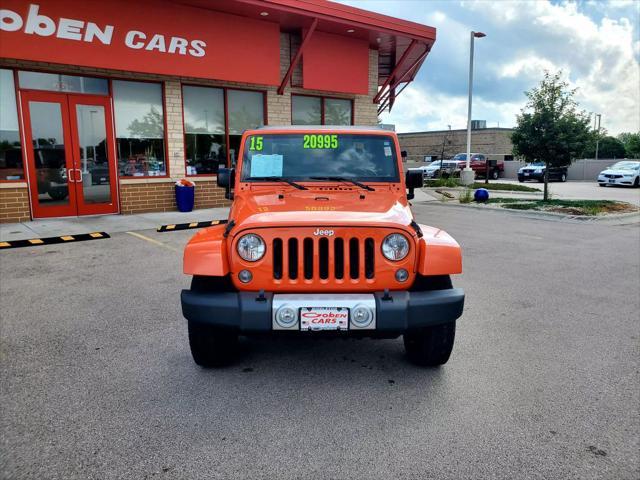 used 2015 Jeep Wrangler car, priced at $20,995