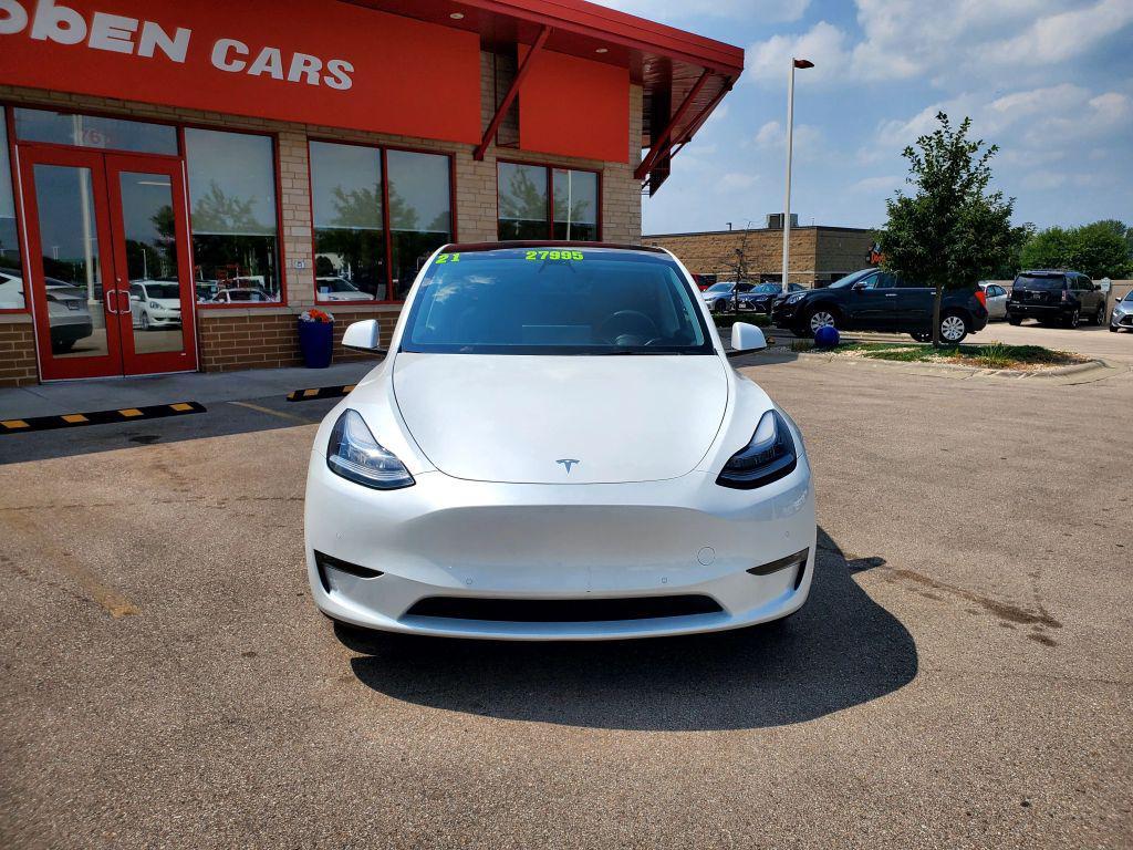 used 2021 Tesla Model Y car, priced at $27,995