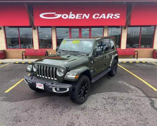 used 2021 Jeep Wrangler Unlimited car, priced at $32,995