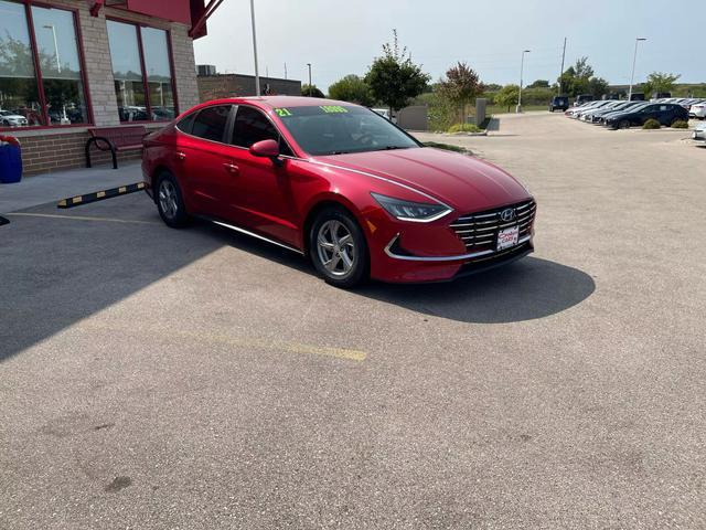 used 2021 Hyundai Sonata car, priced at $18,995