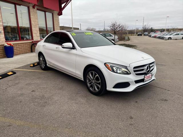 used 2015 Mercedes-Benz C-Class car, priced at $14,995