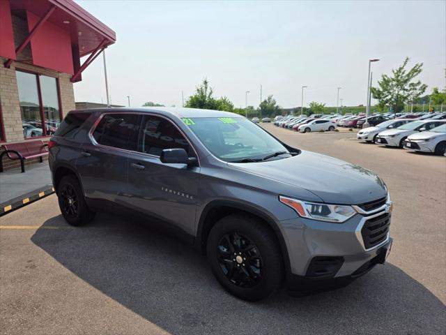 used 2021 Chevrolet Traverse car, priced at $16,995