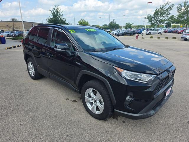 used 2021 Toyota RAV4 Hybrid car, priced at $21,995
