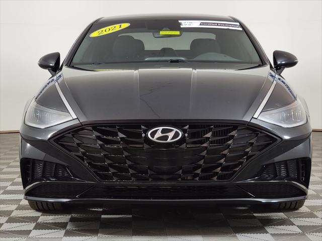 used 2021 Hyundai Sonata car, priced at $19,488