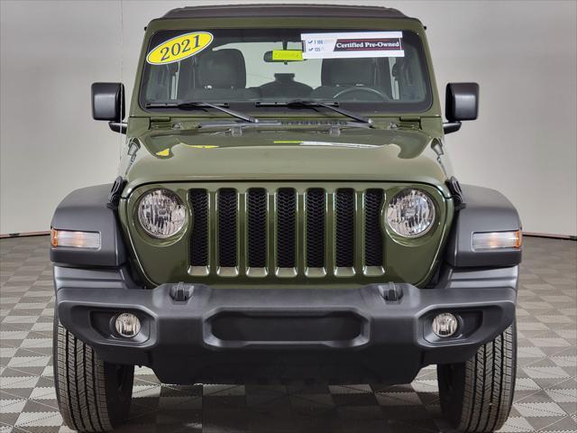 used 2021 Jeep Wrangler Unlimited car, priced at $28,477