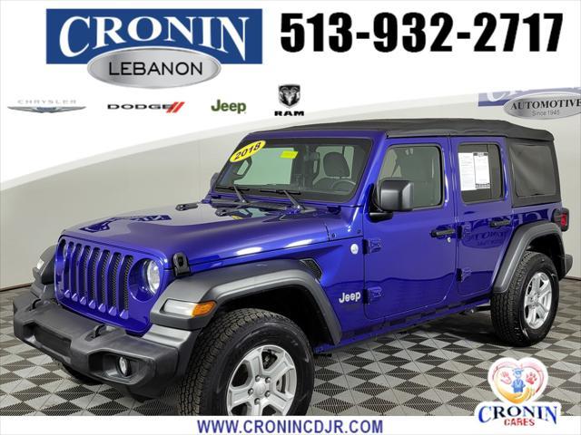 used 2018 Jeep Wrangler Unlimited car, priced at $26,887