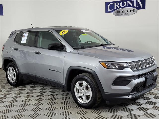 used 2022 Jeep Compass car, priced at $17,488