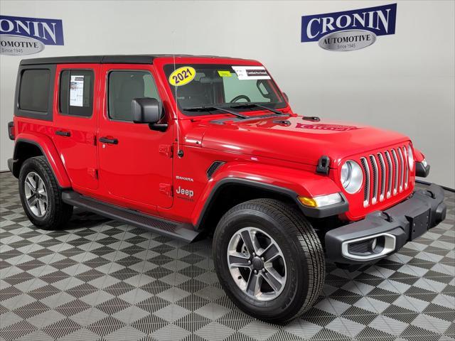 used 2021 Jeep Wrangler Unlimited car, priced at $27,895