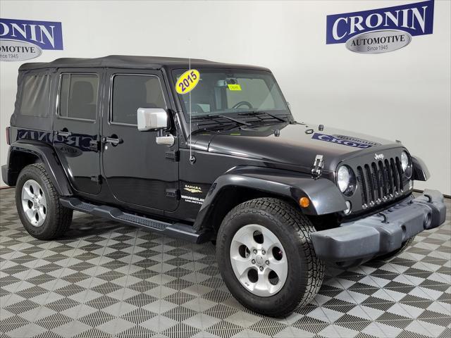 used 2015 Jeep Wrangler Unlimited car, priced at $20,224