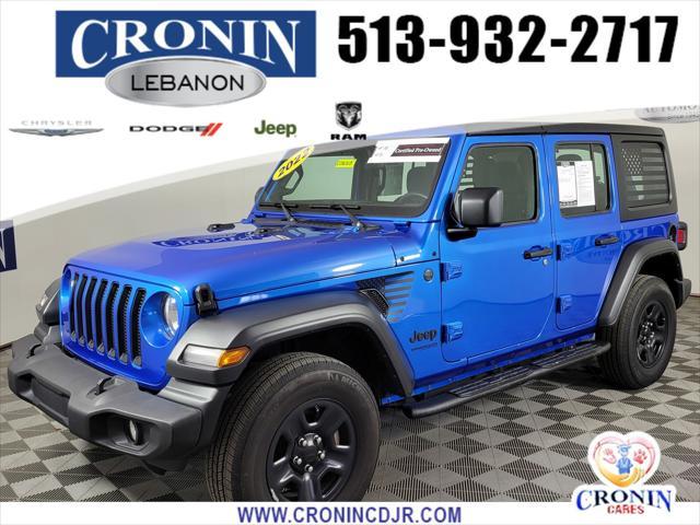 used 2022 Jeep Wrangler Unlimited car, priced at $28,995